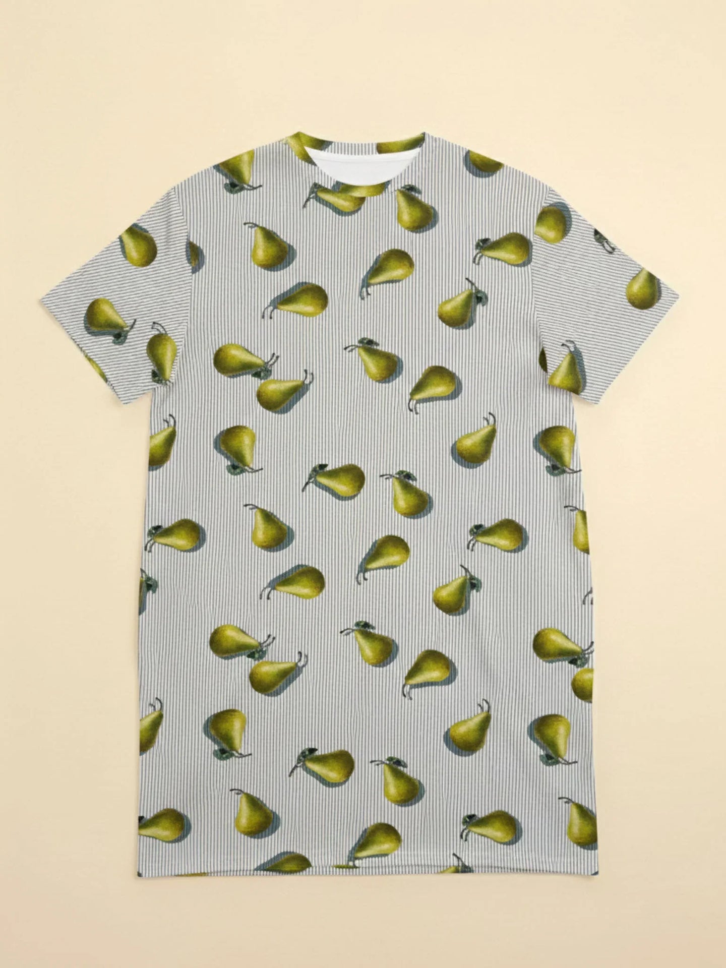 Poire Noir Relaxed Tee Dress Dames - SNURK