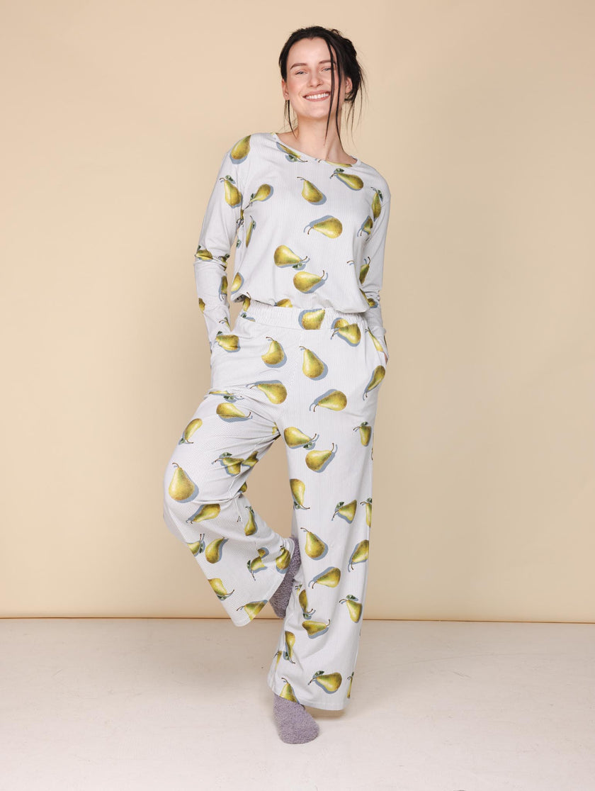 Poire Noir Wijde Broek Dames