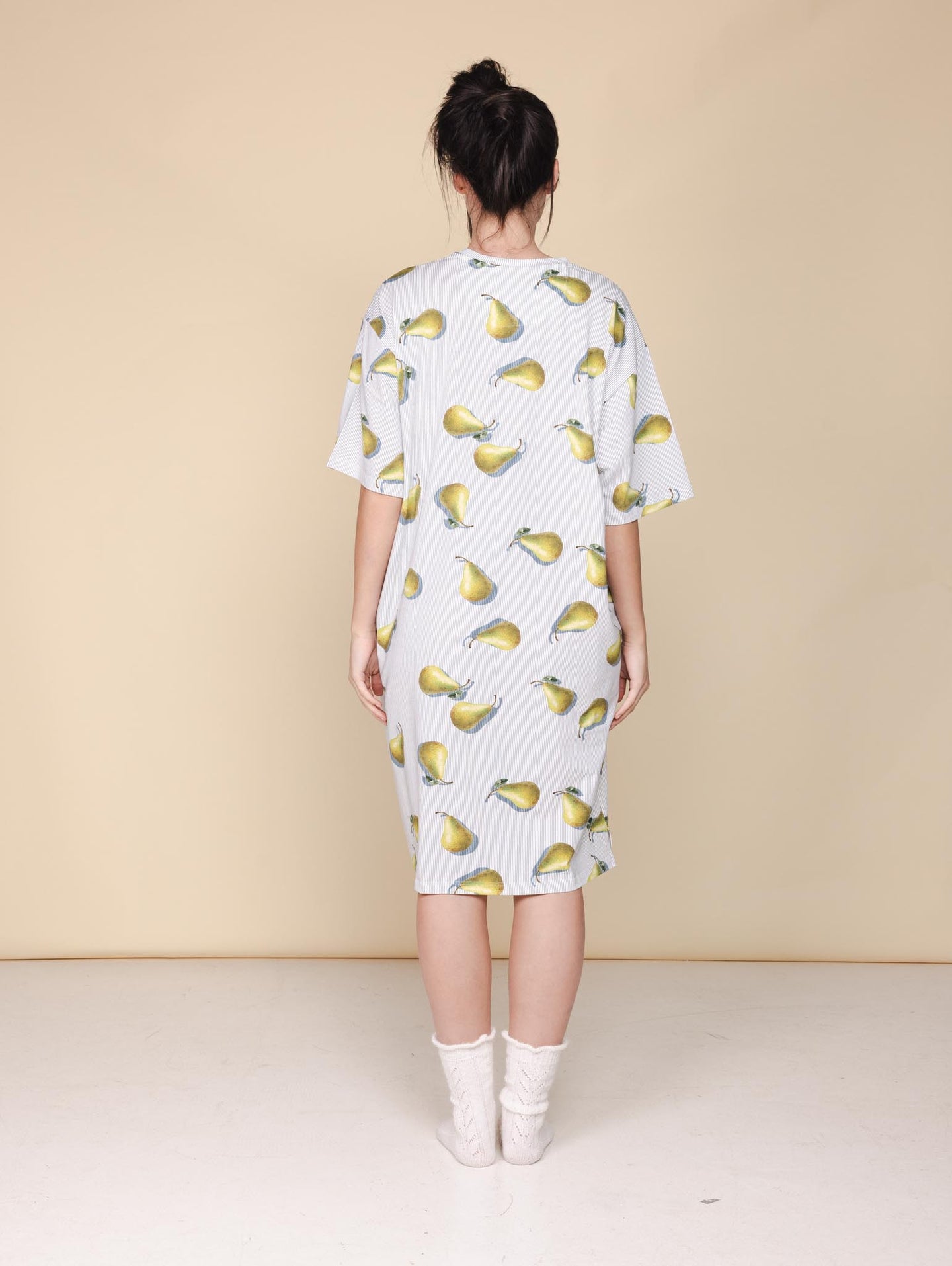 Poire Noir Relaxed Tee Dress Women