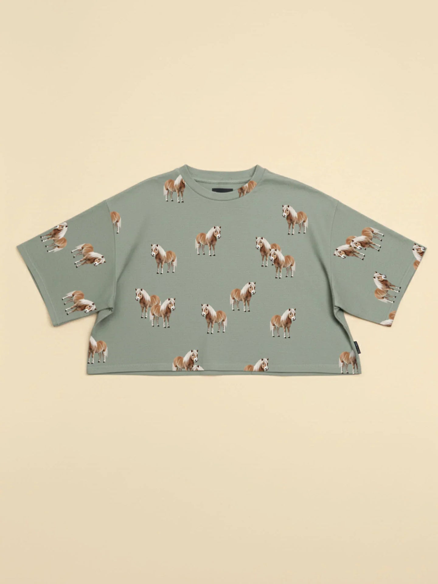 Pony Parade Cropped T-Shirt Dames - SNURK