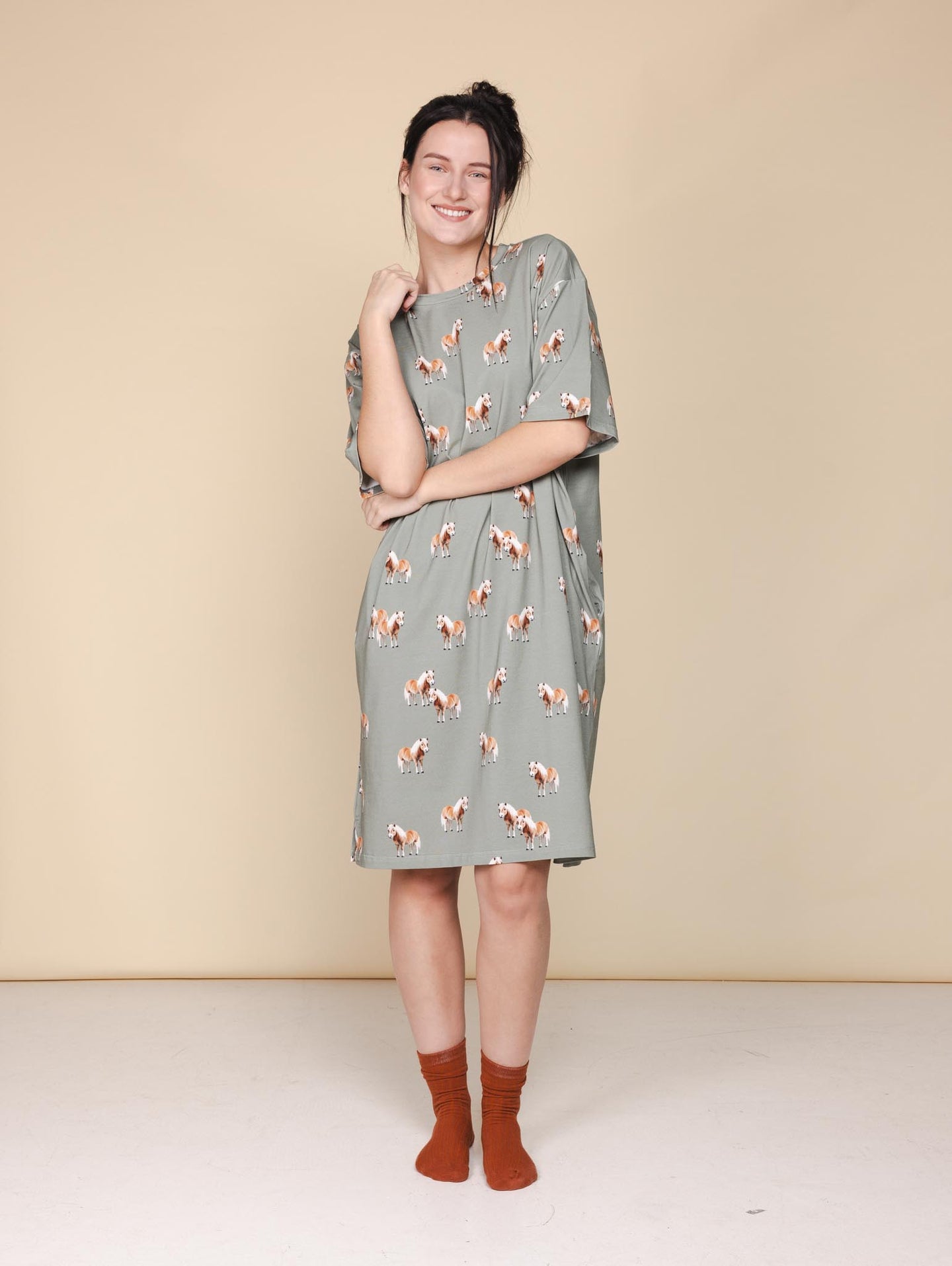 Pony Parade Relaxed Tee Dress Women