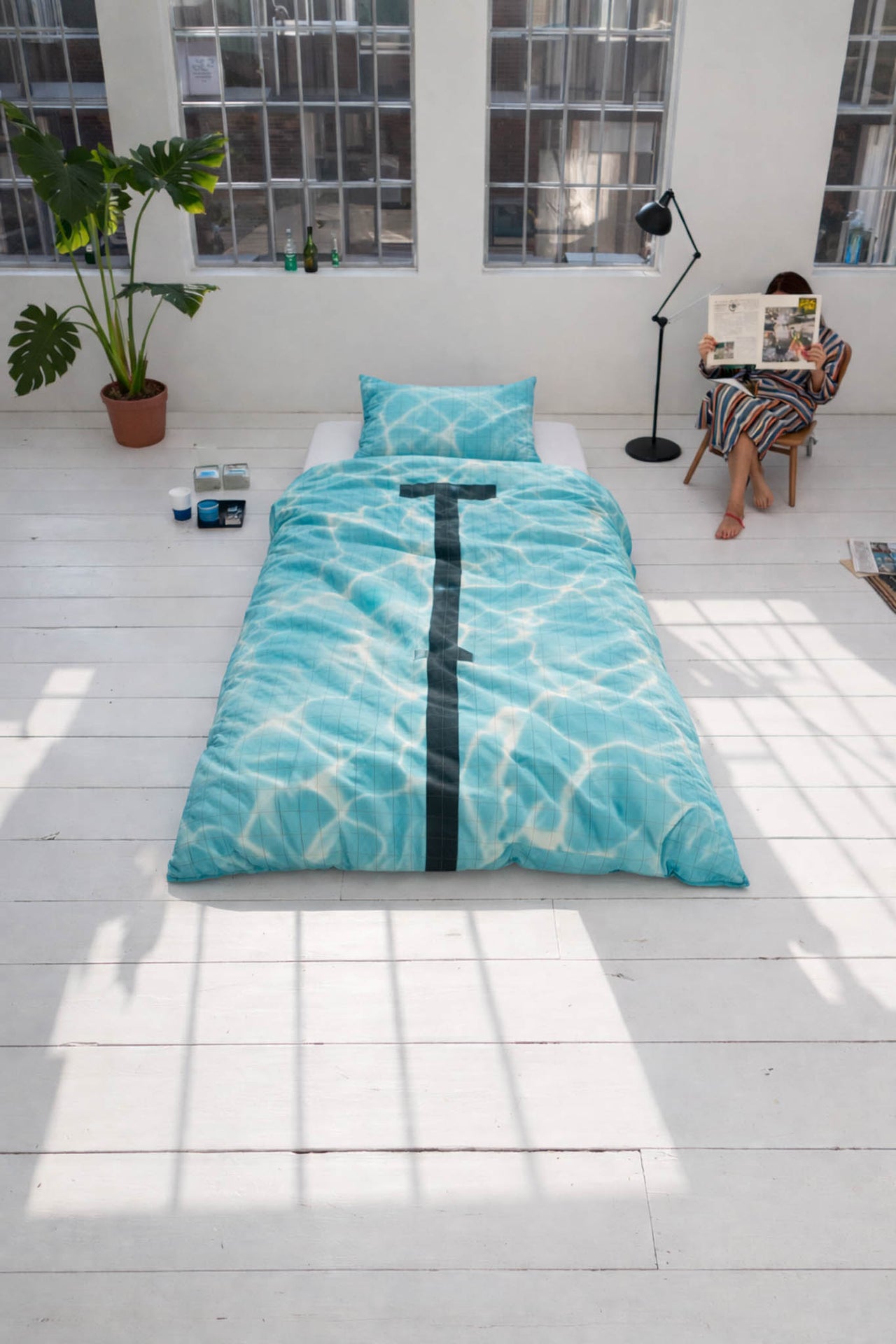 Pool duvet cover
