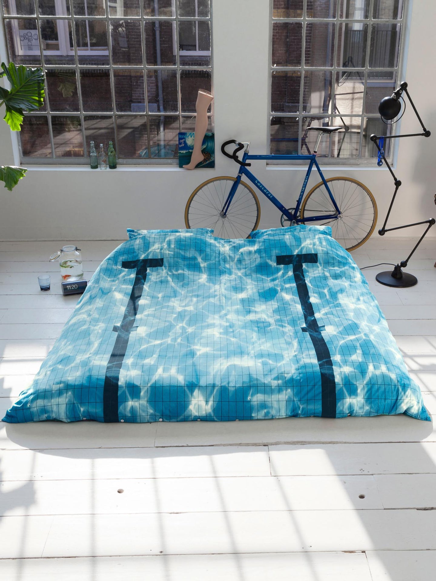 Pool duvet cover set