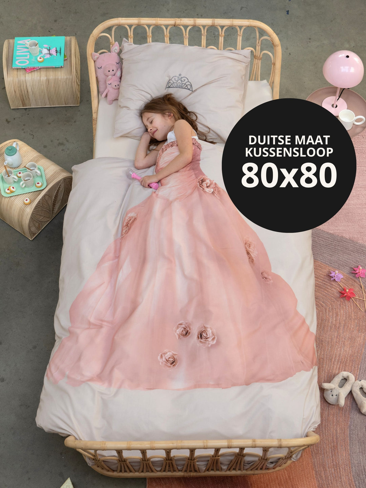Princess Beige dekbedovertrek DE