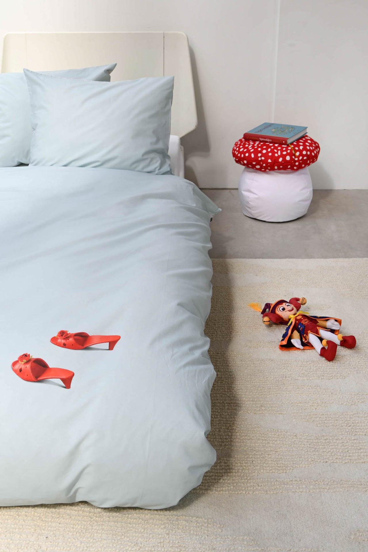 de rode Schoentjes dekbedovertrek - SNURK x Efteling