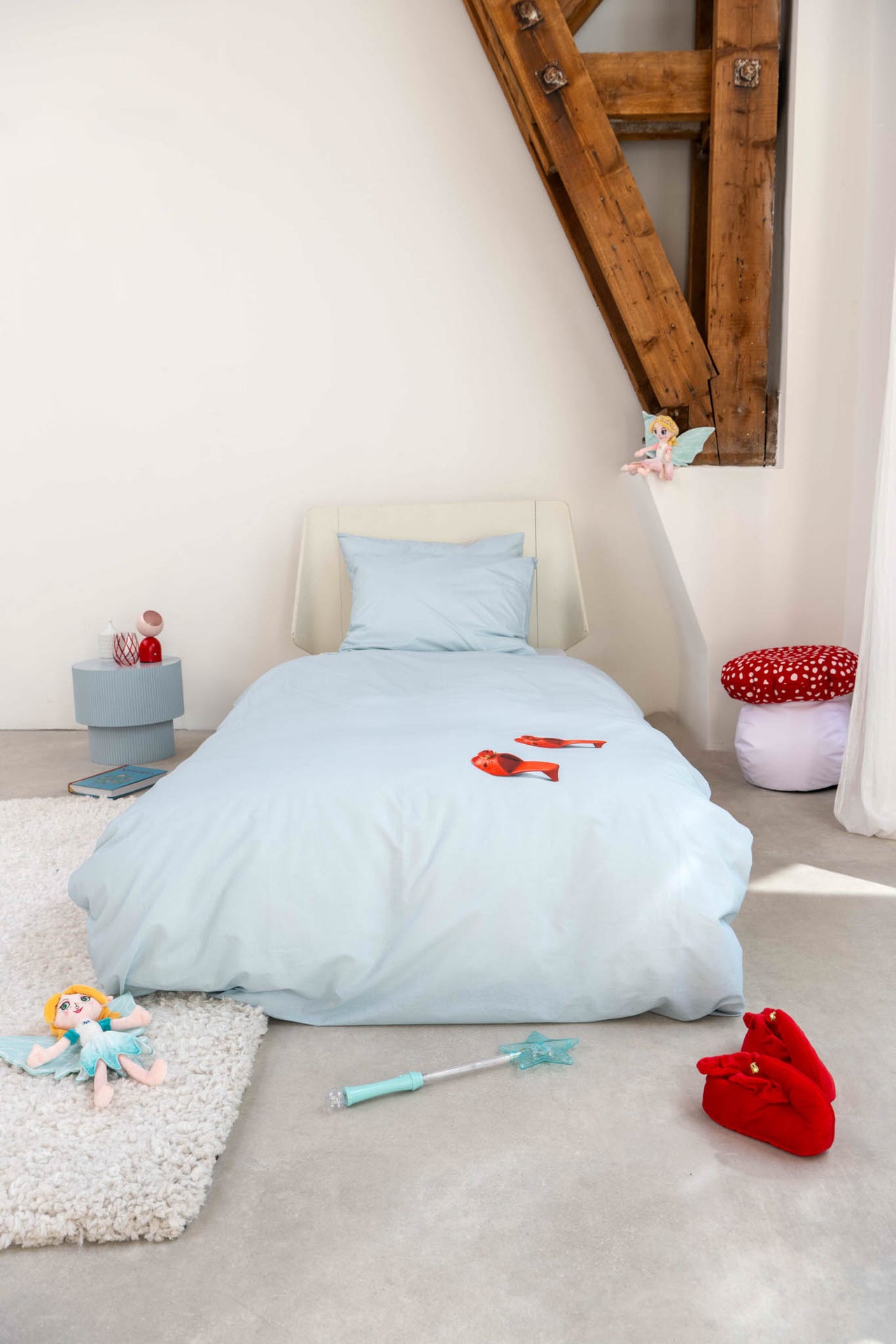 de rode Schoentjes dekbedovertrek - SNURK x Efteling