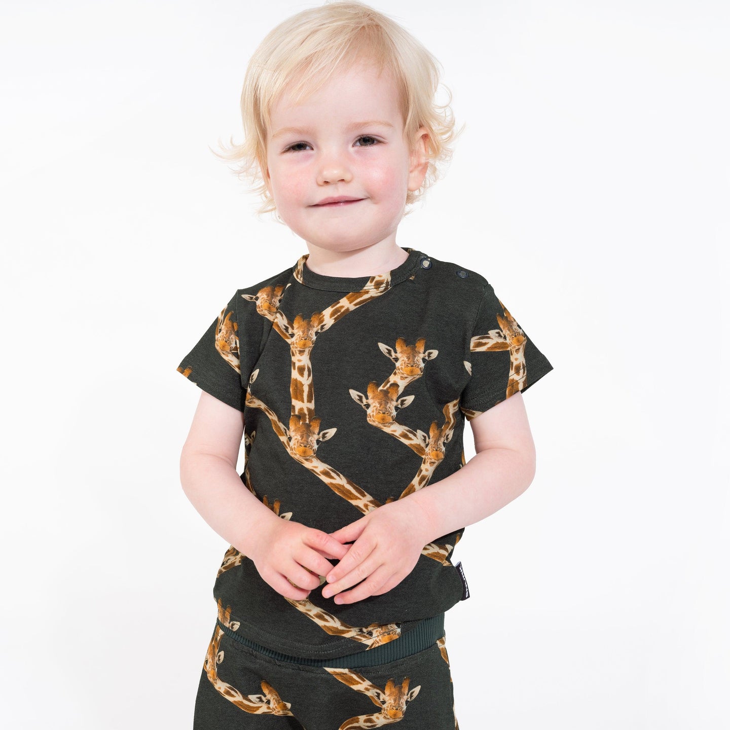 Giraffe Black T-shirt Baby - SNURK