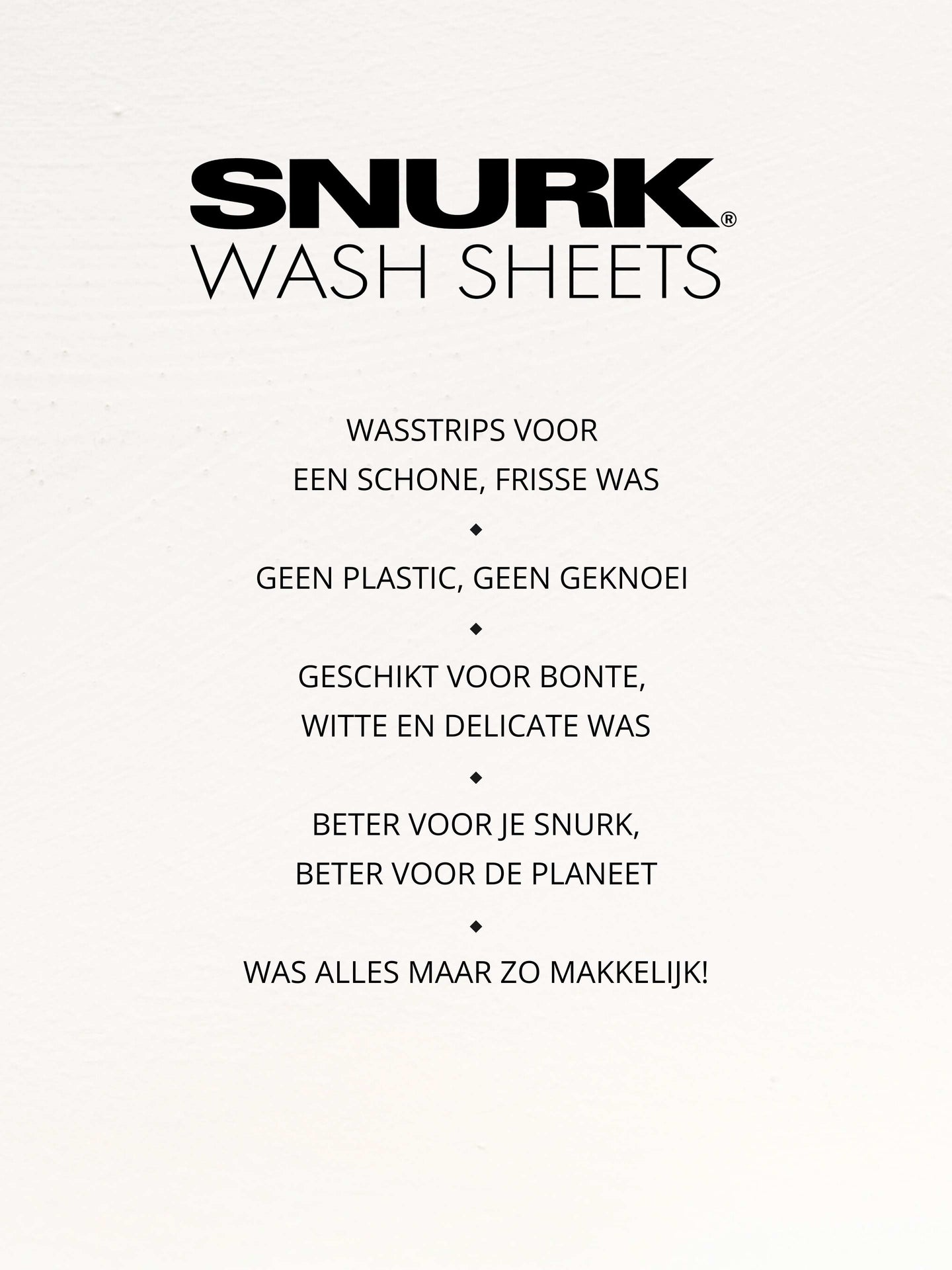 SNURK Wash Sheets