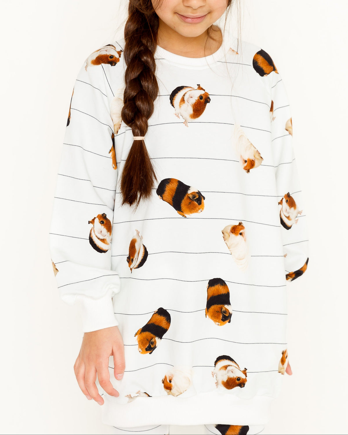 Cavia White Sweater Dress Kids