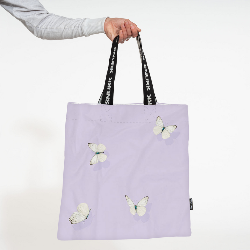 Butterfly Lilac Shopper Medium
