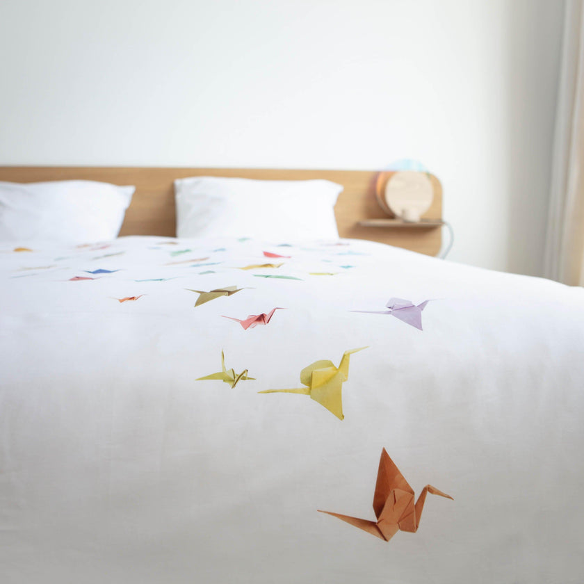 Crane Birds duvet cover set