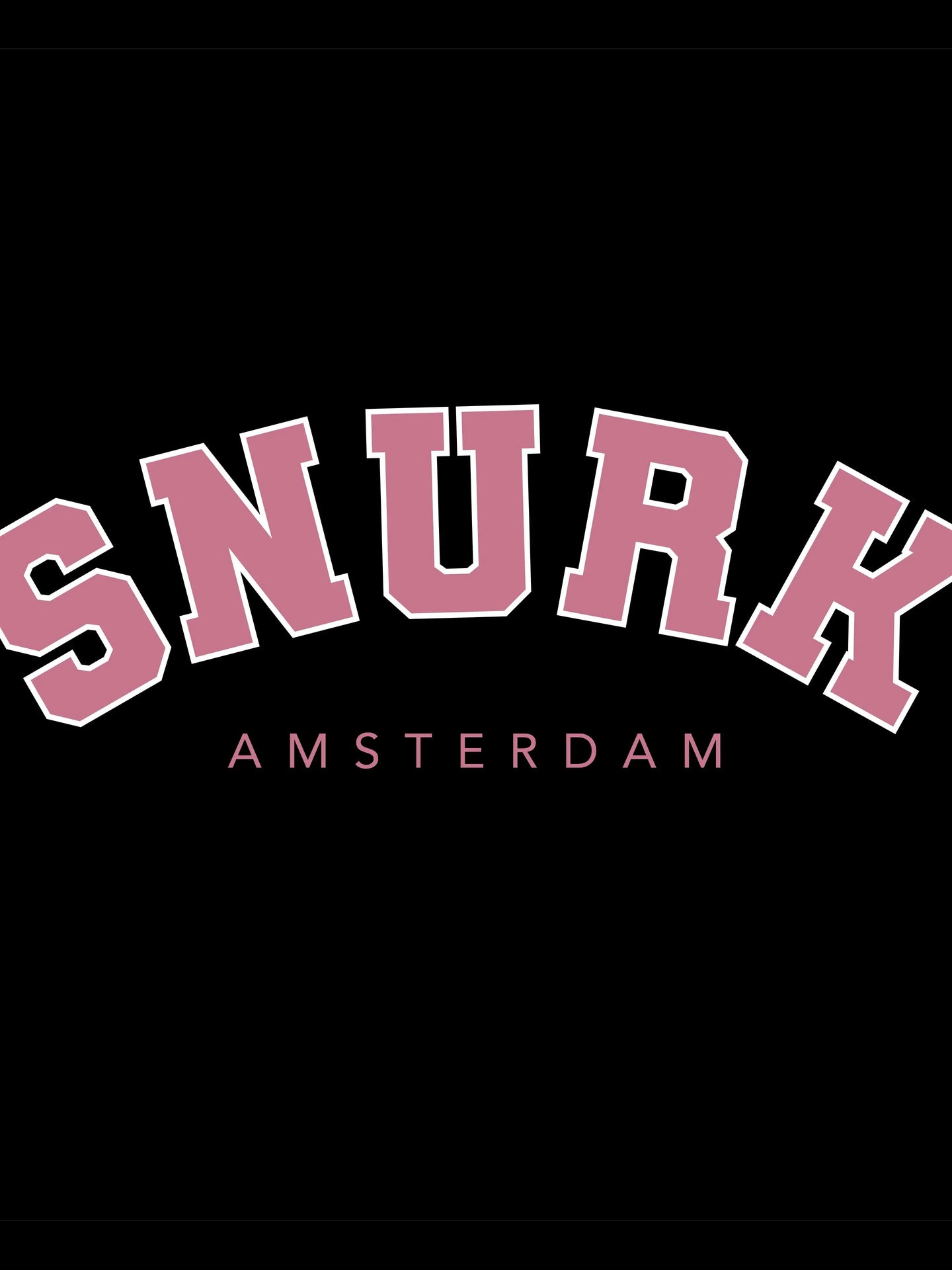 SNURK Amsterdam College Black