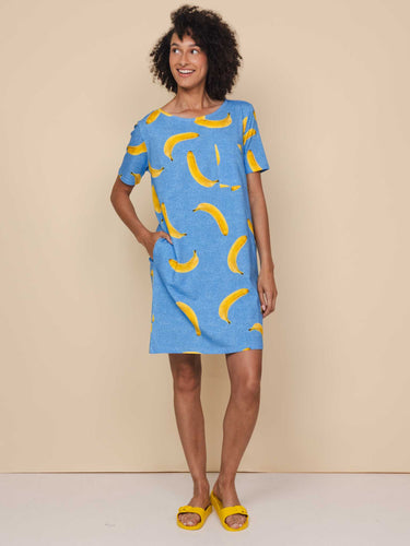 Banana Blue T-shirt Dress Women