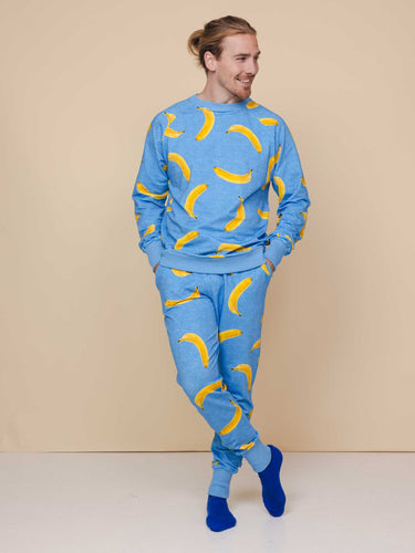 Banana Blue Sweater and Pants set Men