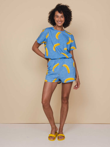 Banana Blue T-shirt and Shorts set Women