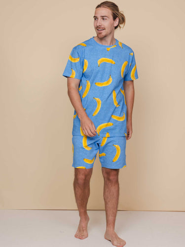 Banana Blue T-shirt and Shorts set Men