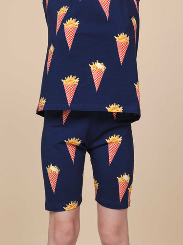 Fries Navy Bikershorts Kids
