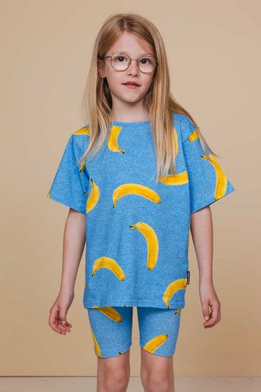 Banana Blue T-shirt and Bikershorts set Kids