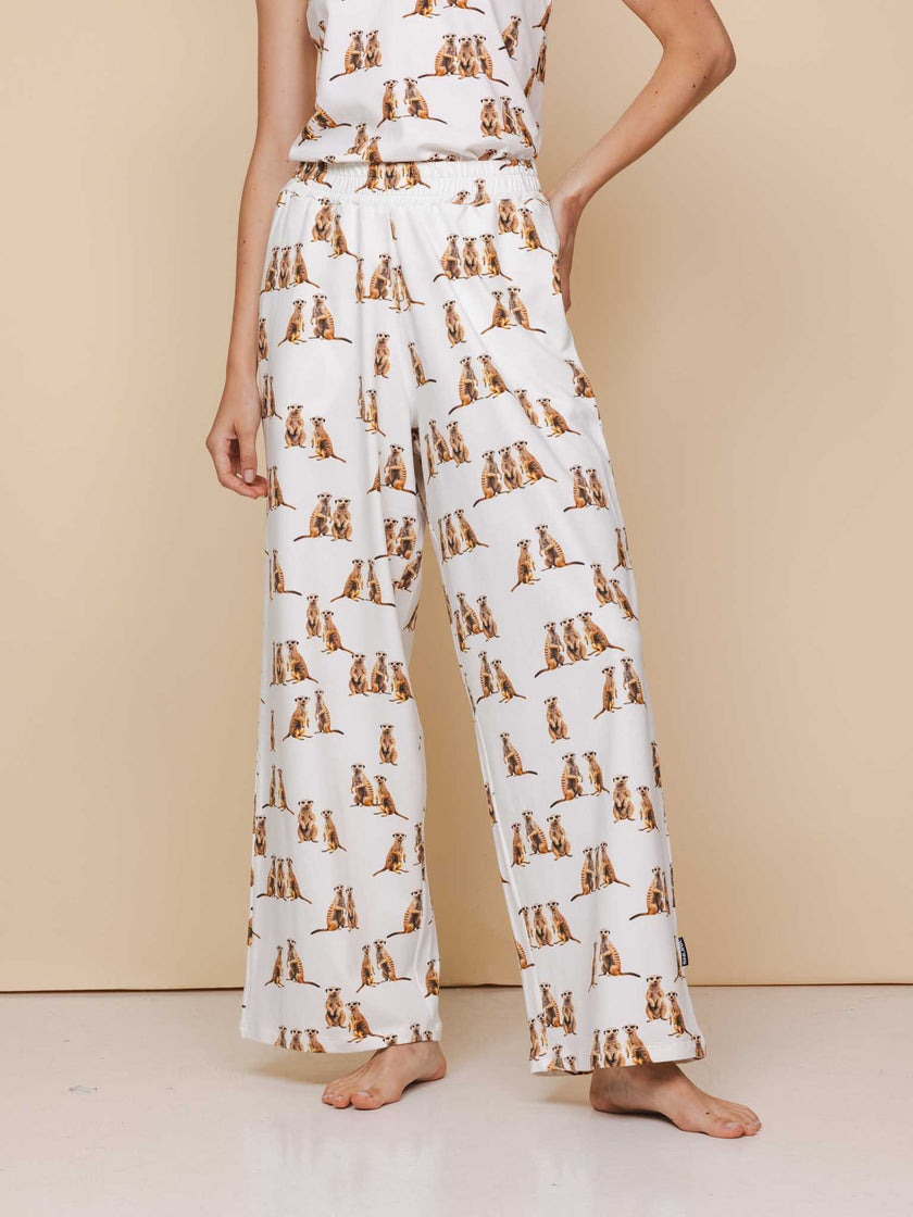 Meerkats Wijde broek Dames