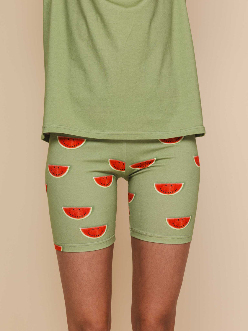 Watermelon Bikershorts Women