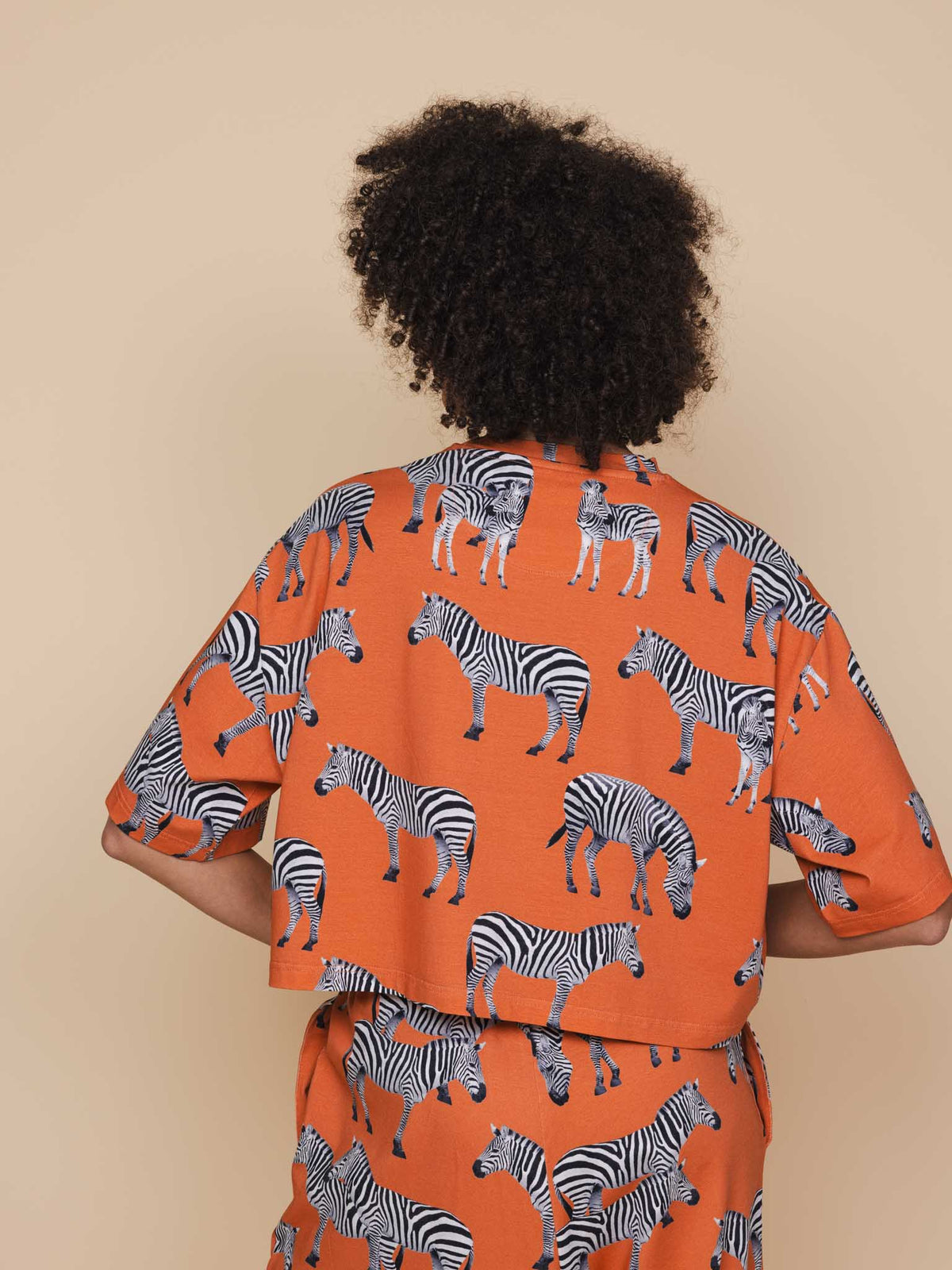 Zebras Crop Top Dames