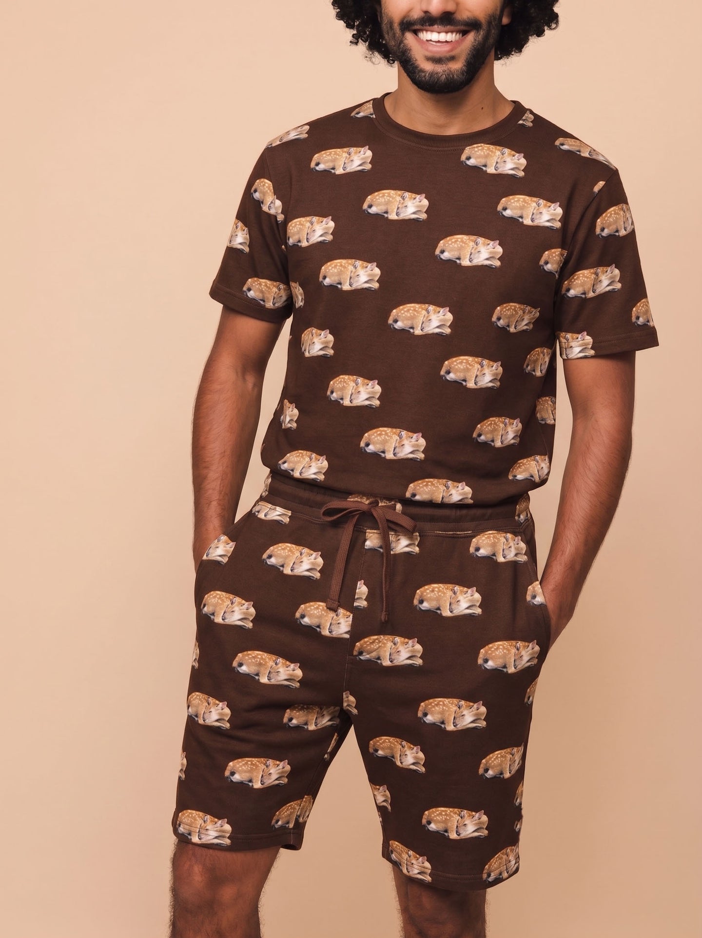 Sleeping Deer Shorts Heren