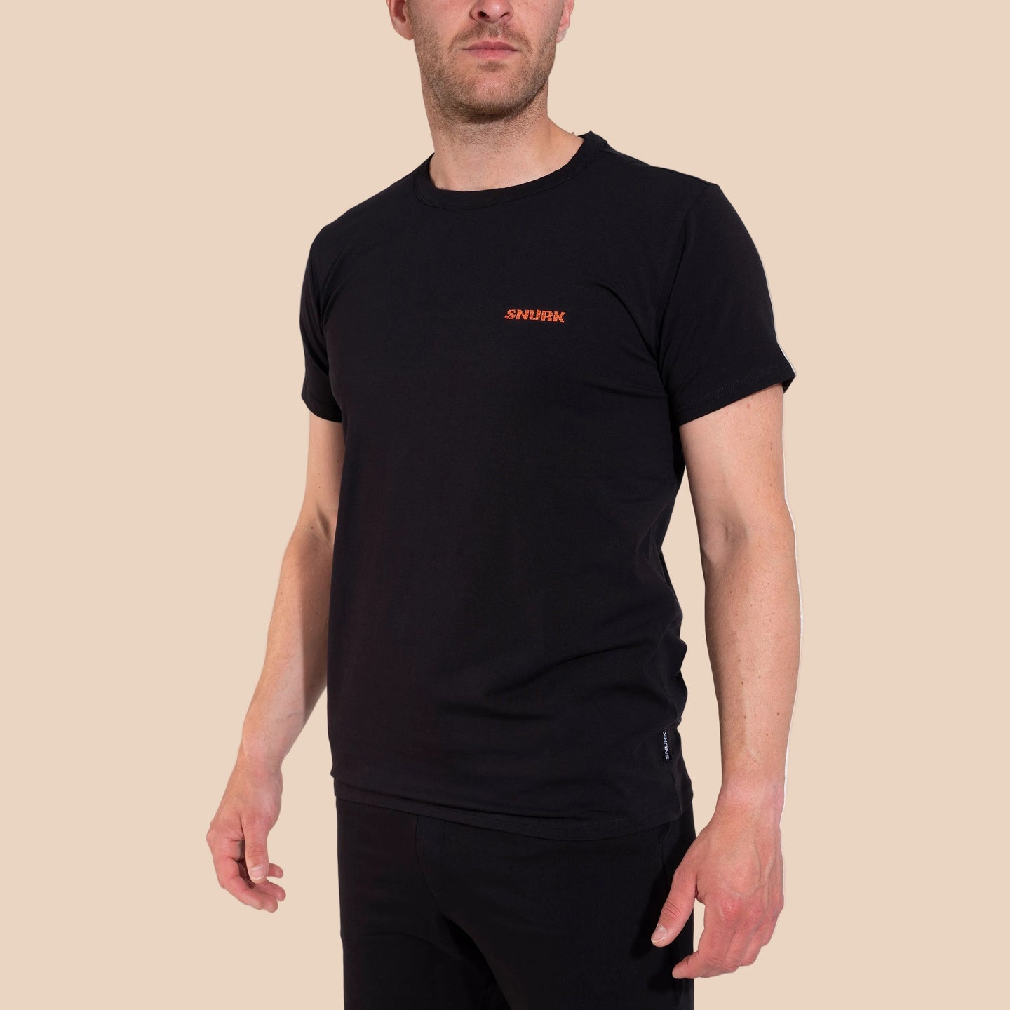 Black T-Shirt Unisex Coral Logo