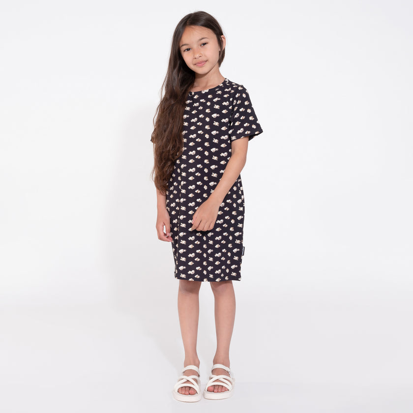 Popcorn Polka T-shirt Dress Kids