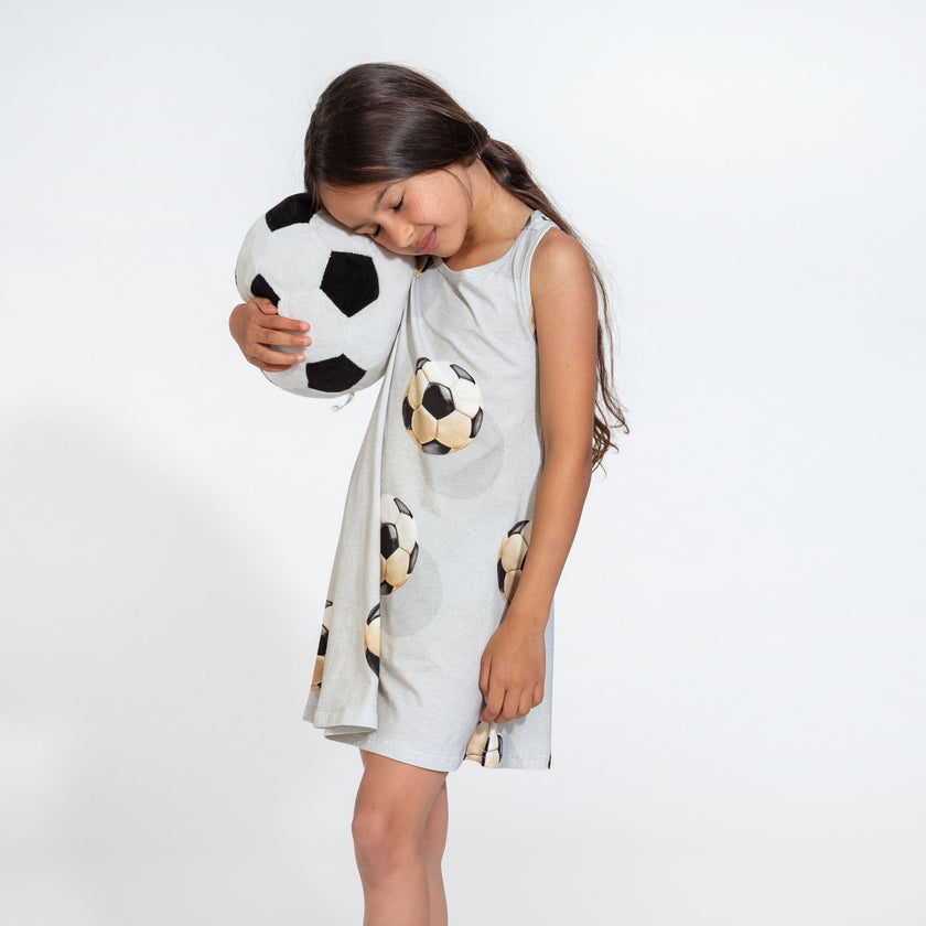 Fussball Grey Tank Dress Kids