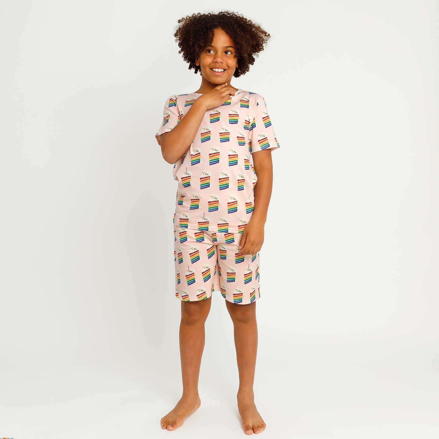 Rainbow Cake Shorts Kids