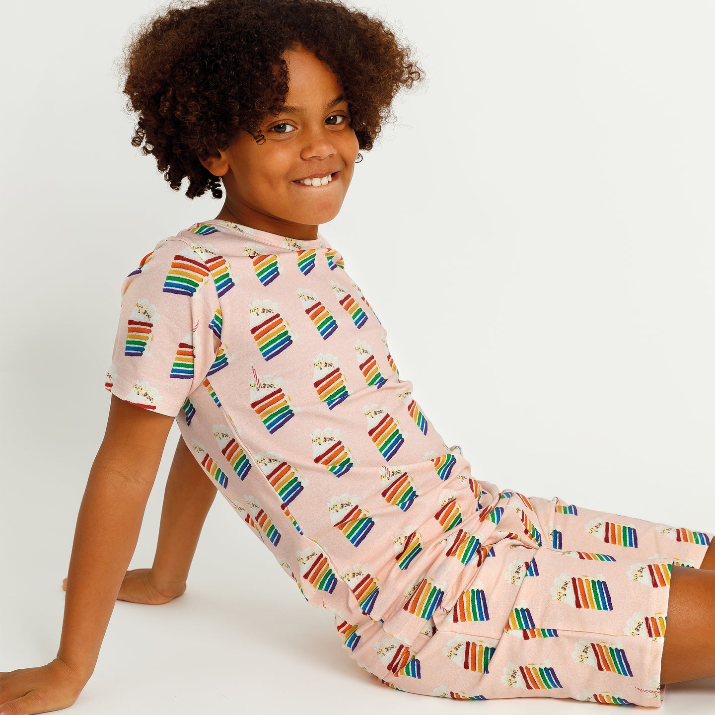 Rainbow Cake Shorts Kids
