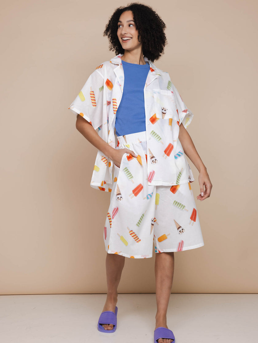 Popsicles Button Up set Dames