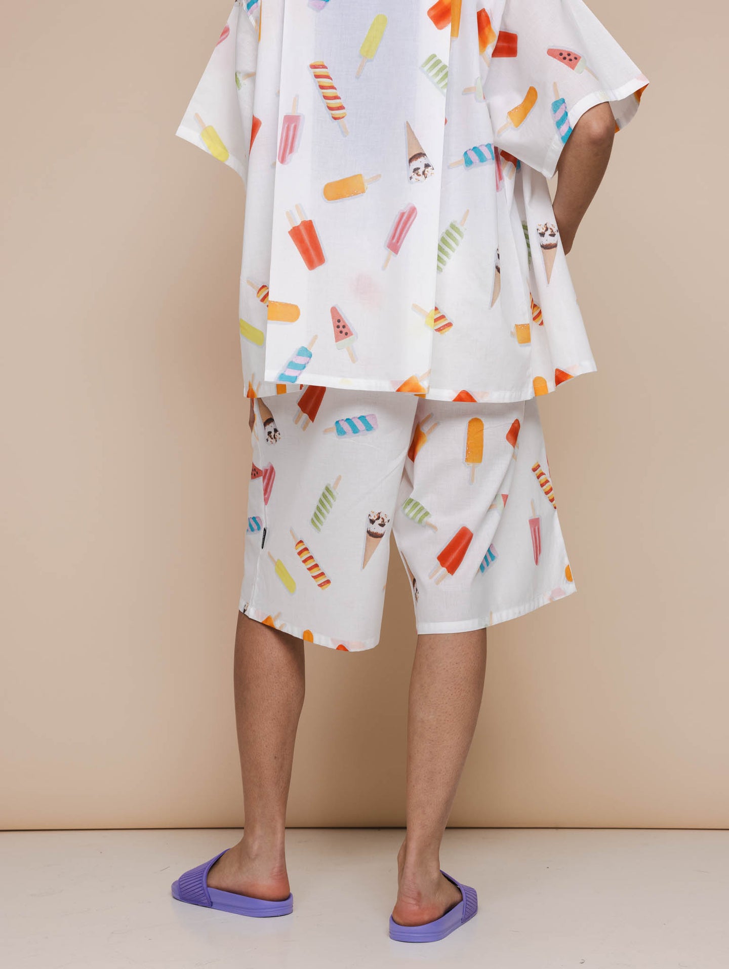 Popsicles Wide-Leg Shorts
