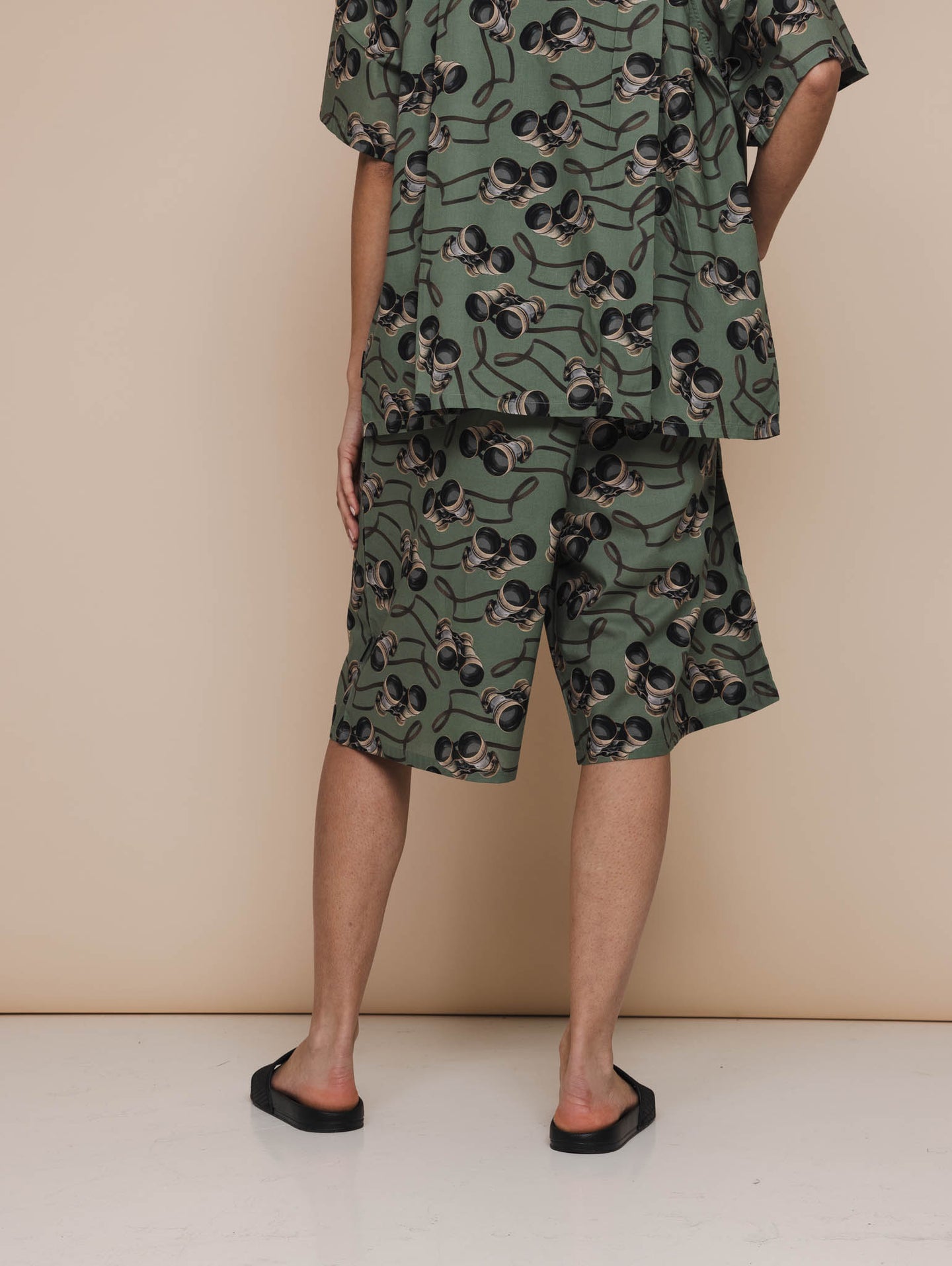 Binoculars Wide-Leg Shorts