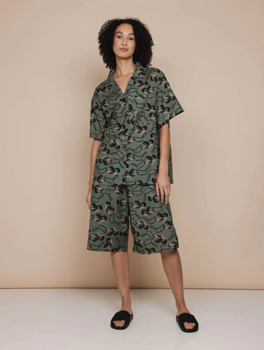 Binoculars Button Up set Dames