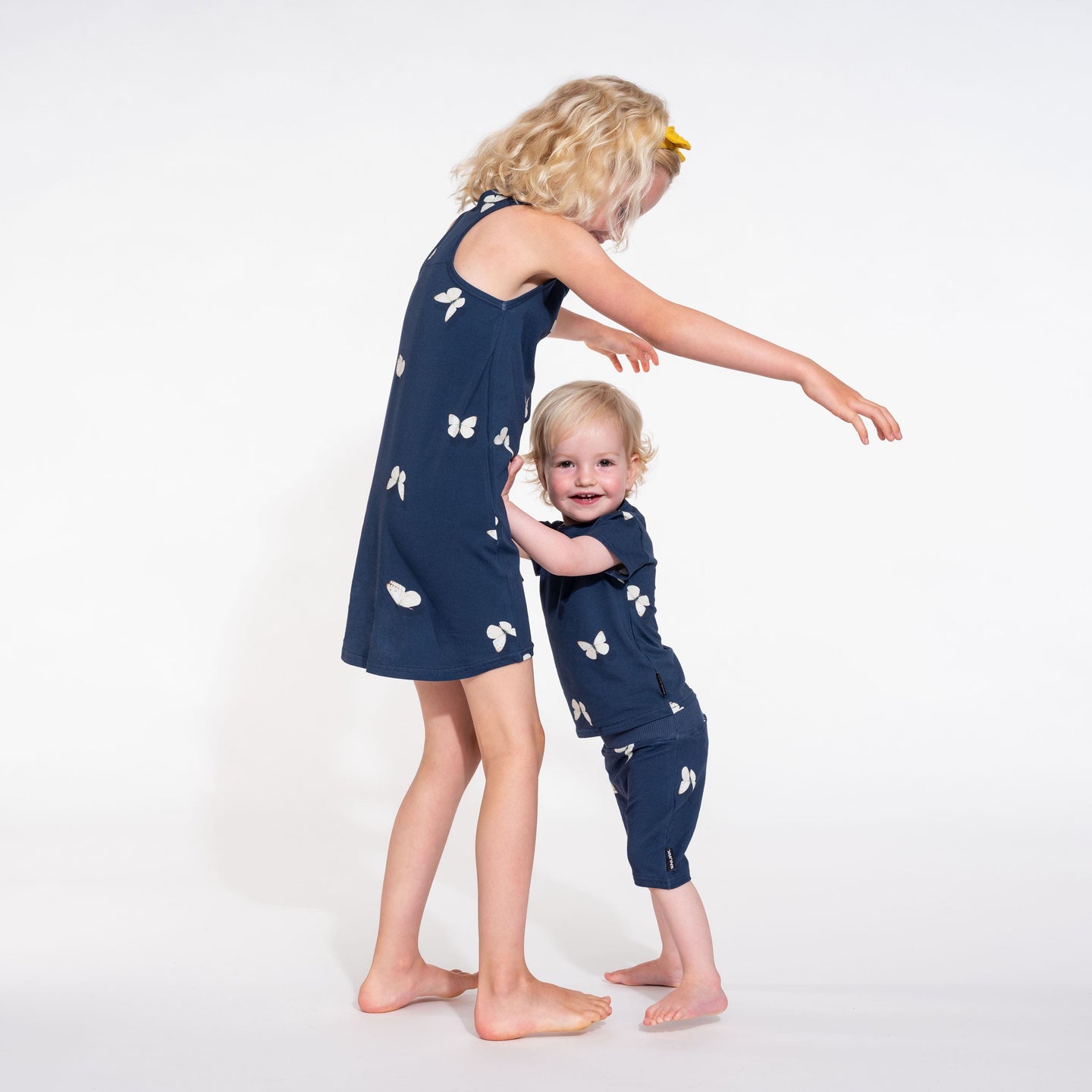 Butterfly Blue Tank Dress Kids