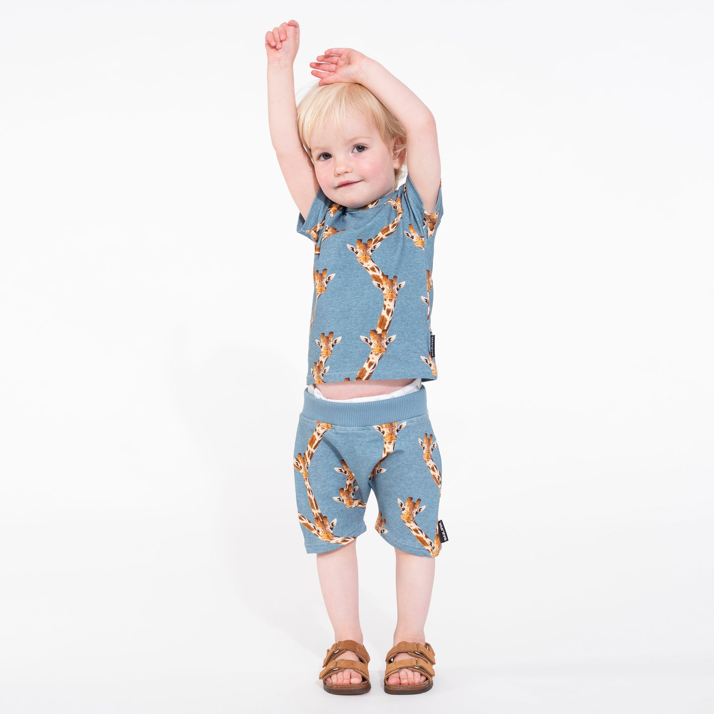 Giraffe Blue Shorts Baby
