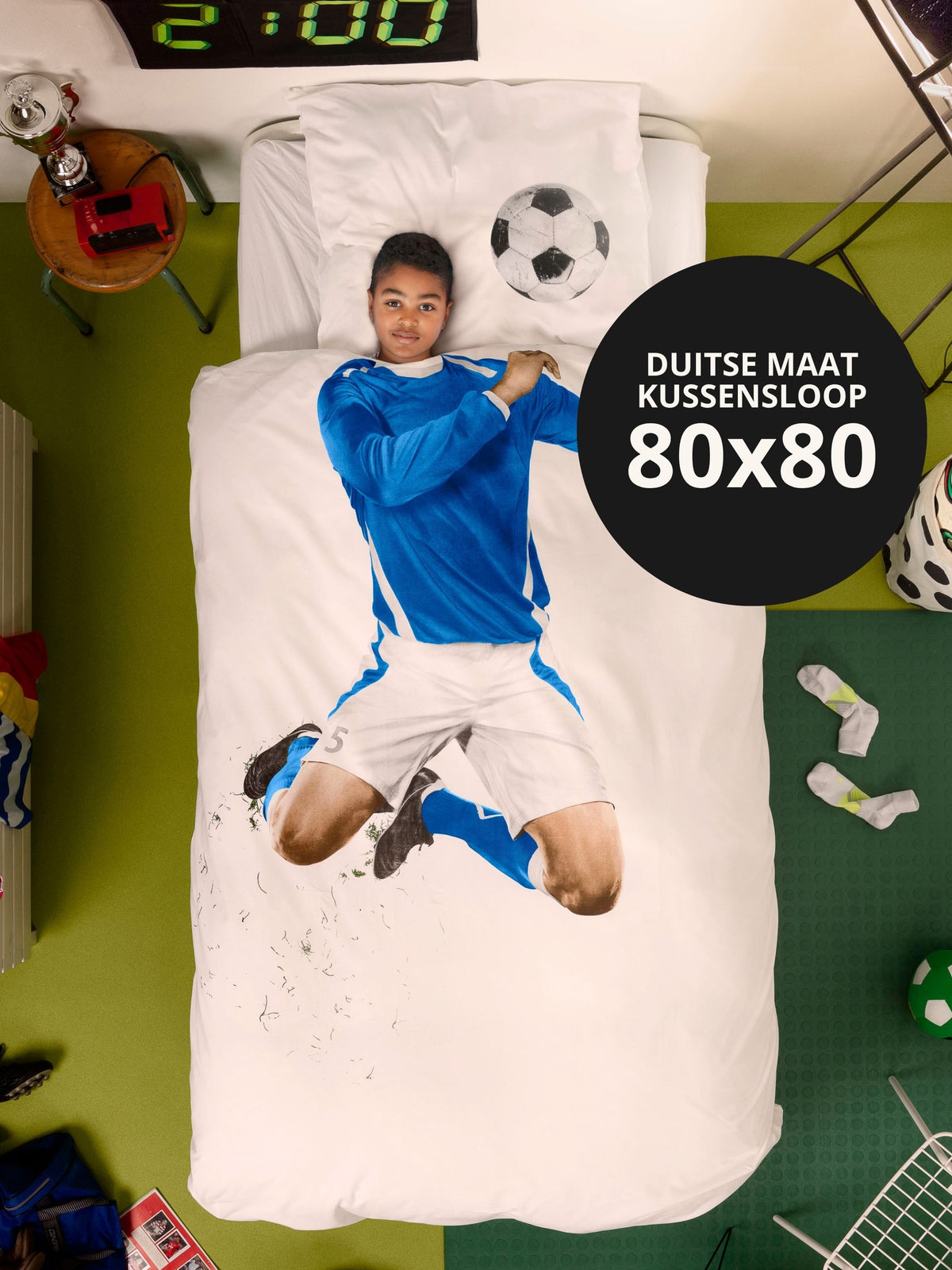 Soccer Champ Blue dekbedovertrek DE