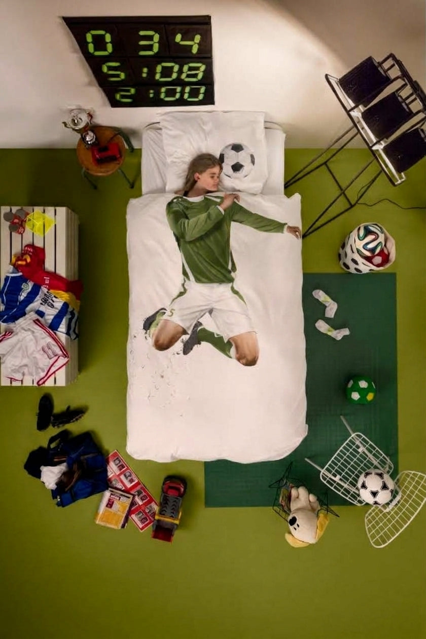 Soccer Champ Green dekbedovertrek DE