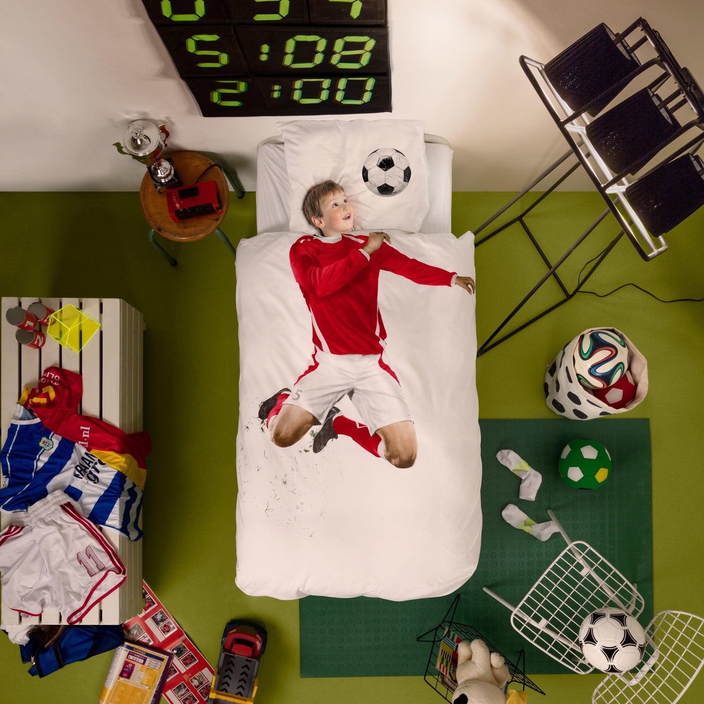 Soccer Champ Red dekbedovertrek - SNURK
