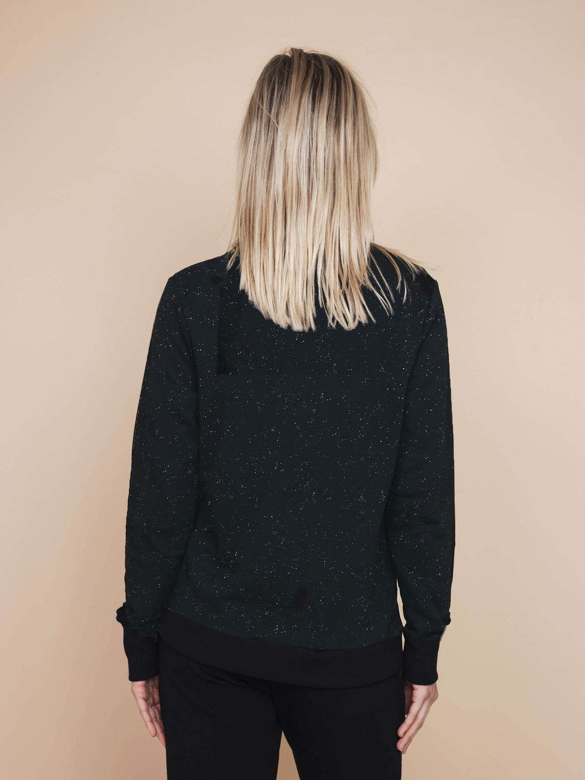 Black Speckled Sweater Dames