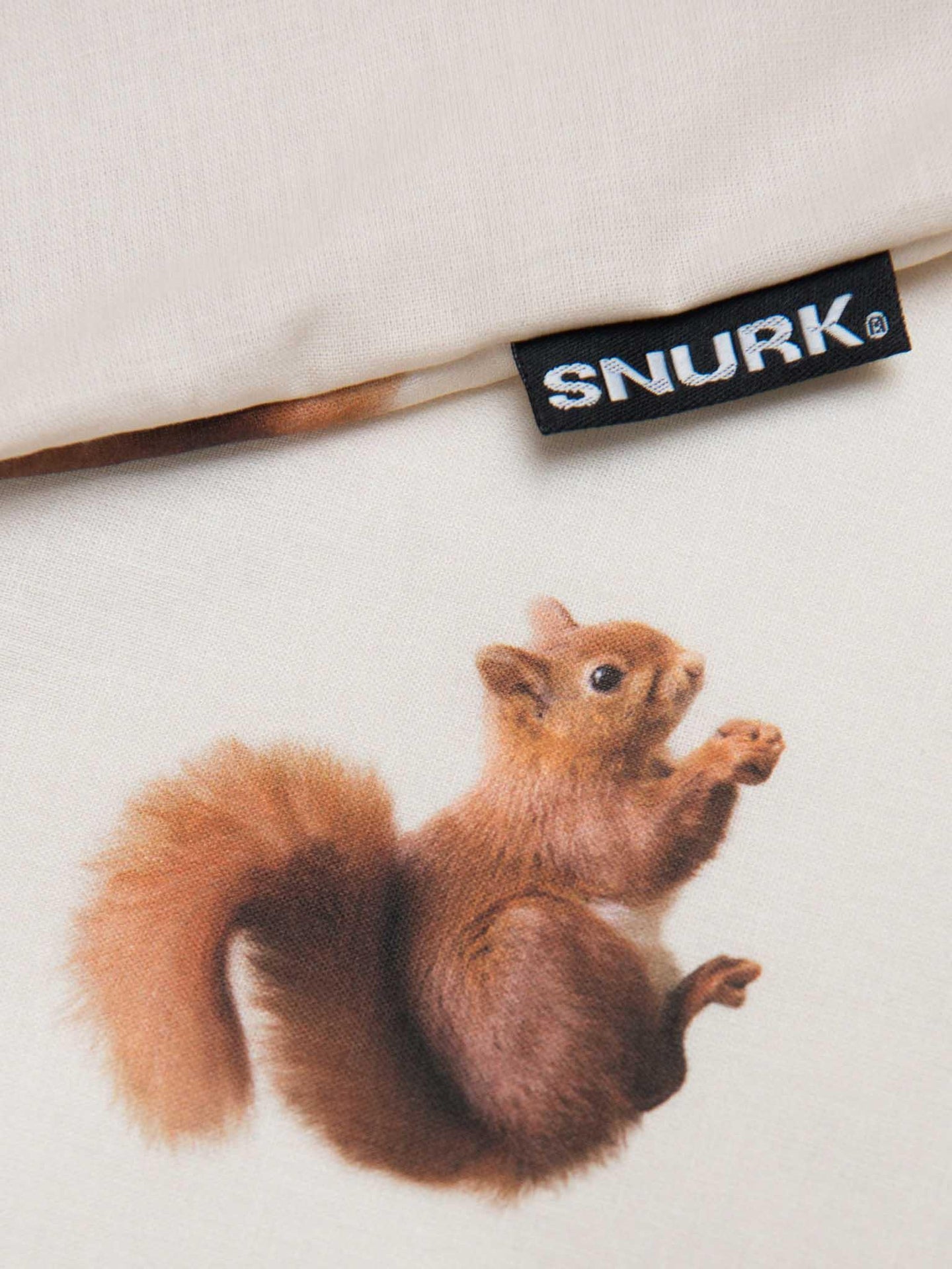 Squirrels Beige kussensloop - SNURK