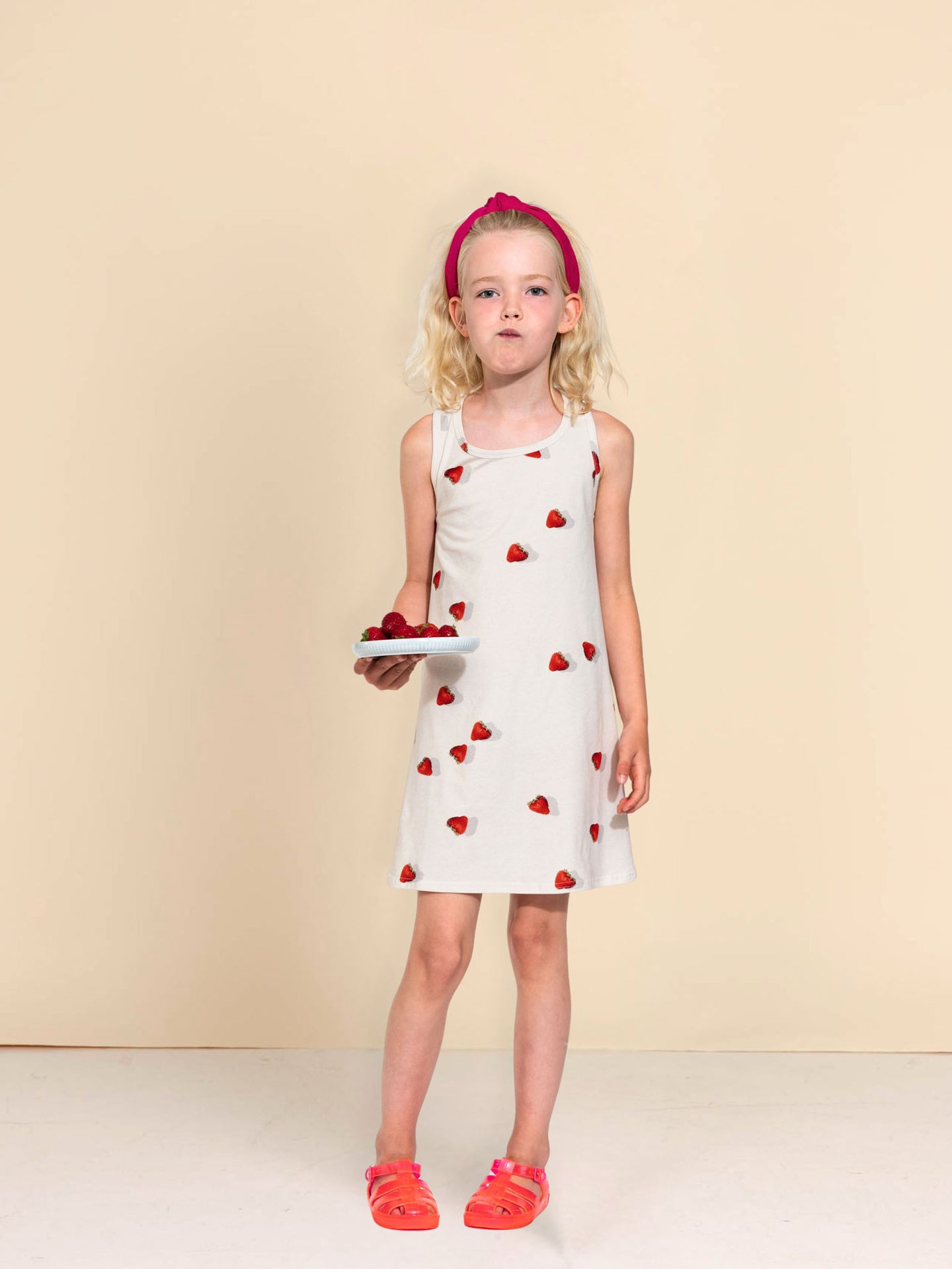 Strawberries Tank Dress Kids