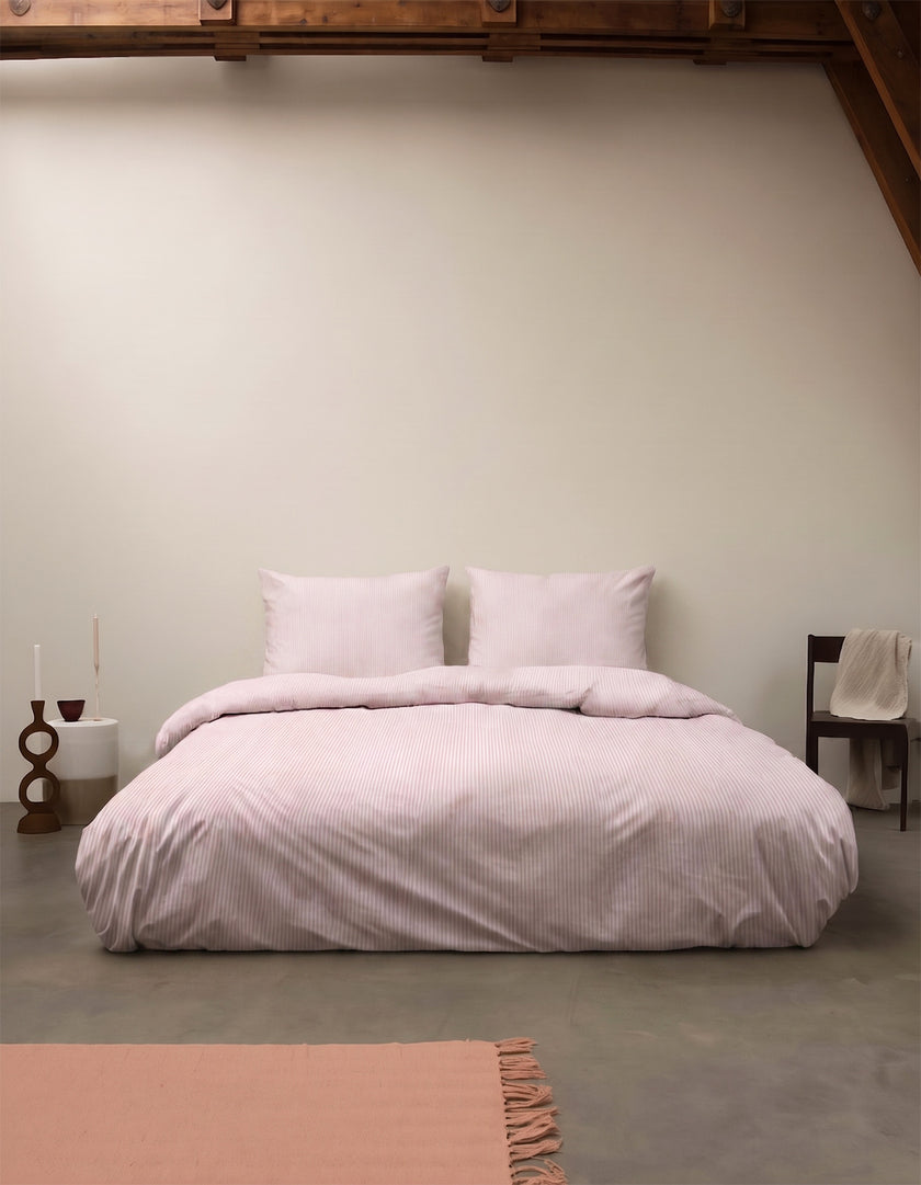 Stripes Pink duvet cover set