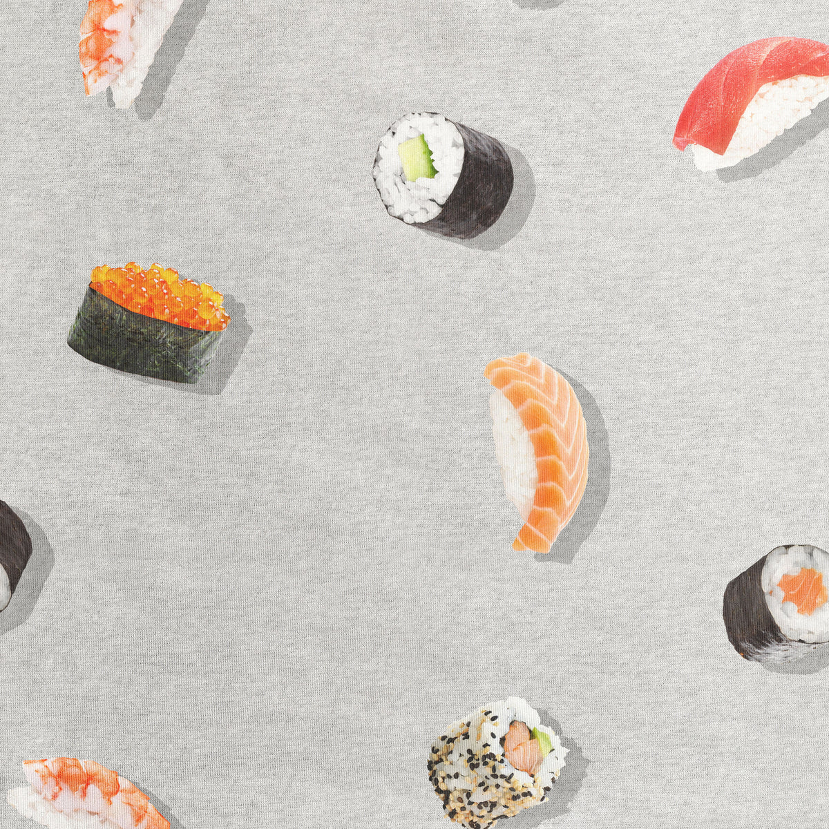 Sushi Sunday Long Sleeve Dress Dames - SNURK