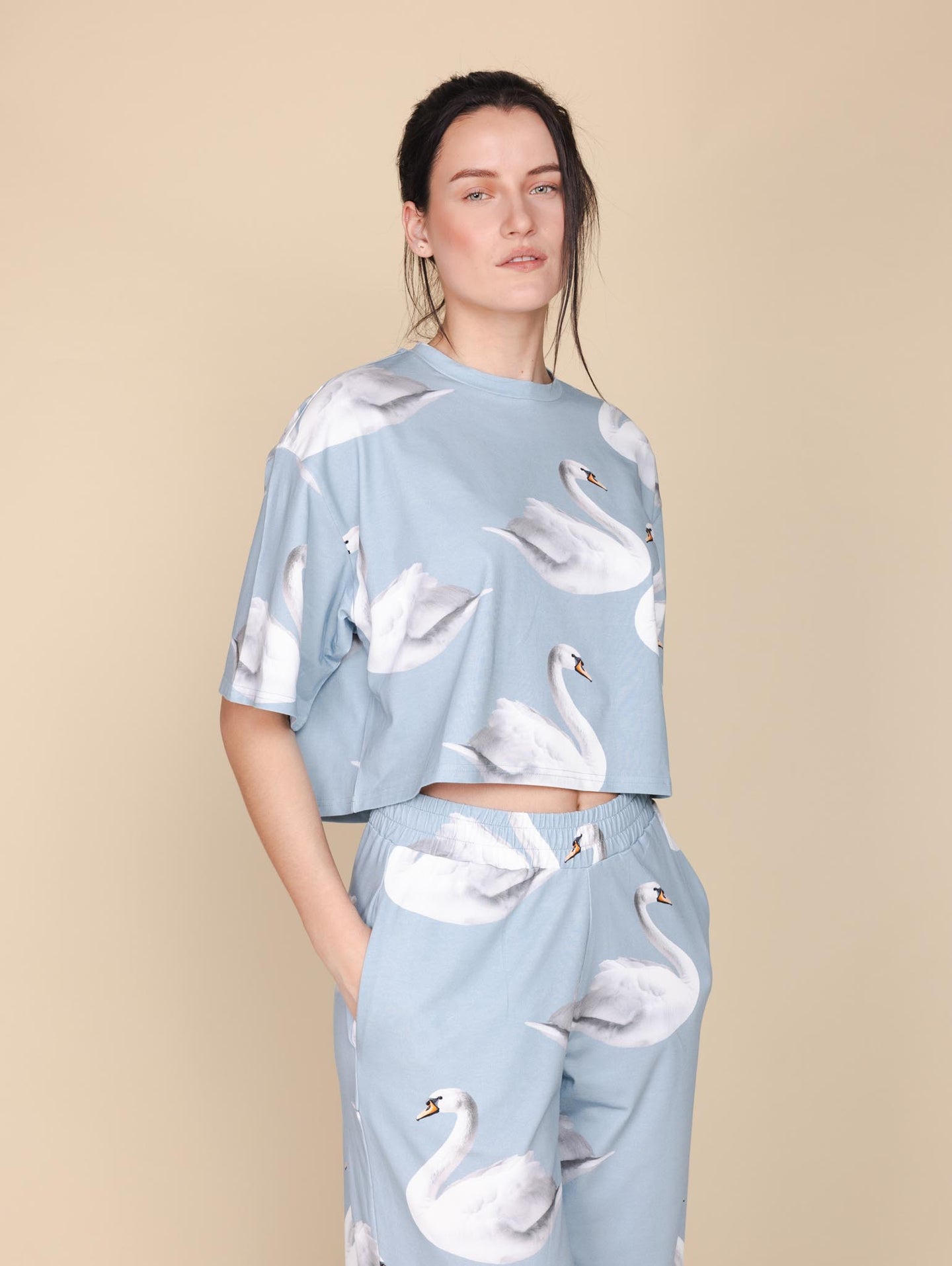 Swan Wijde Broek Dames