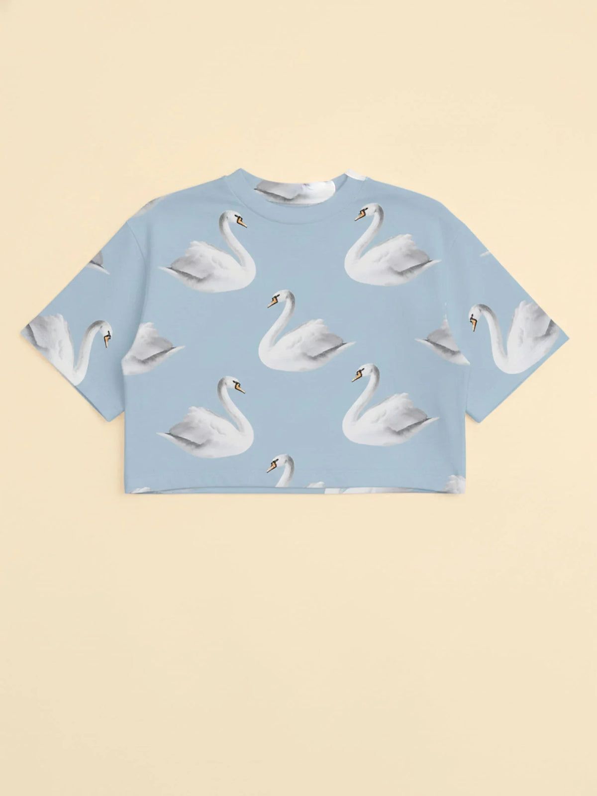 Swan Cropped T-Shirt Kids - SNURK