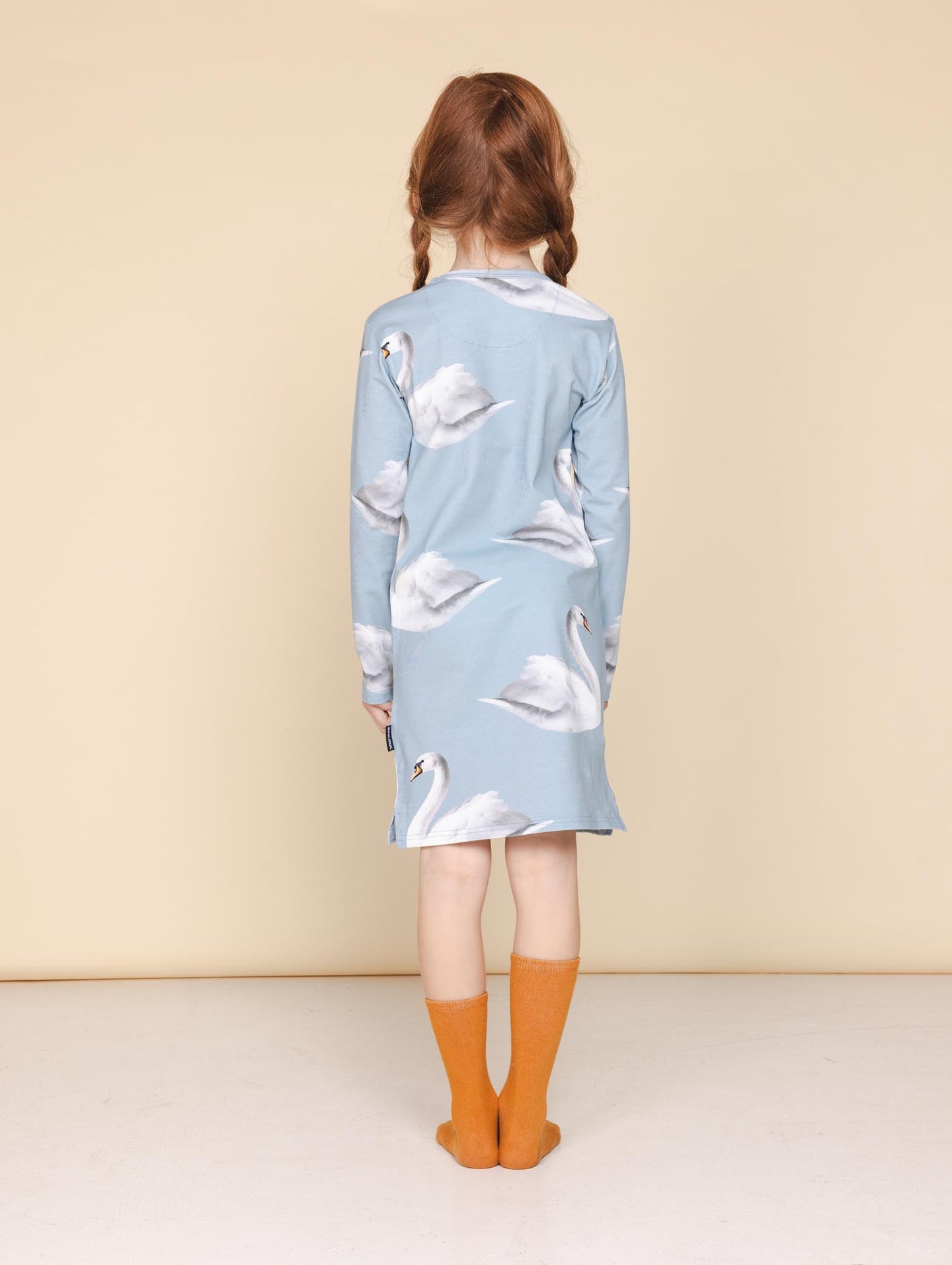 Swan Long Sleeve Dress Kids