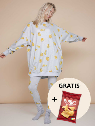 Chips Sweater Dress and Legging set Women