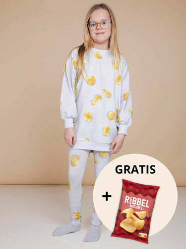 Chips Sweater Dress and Legging set Kids